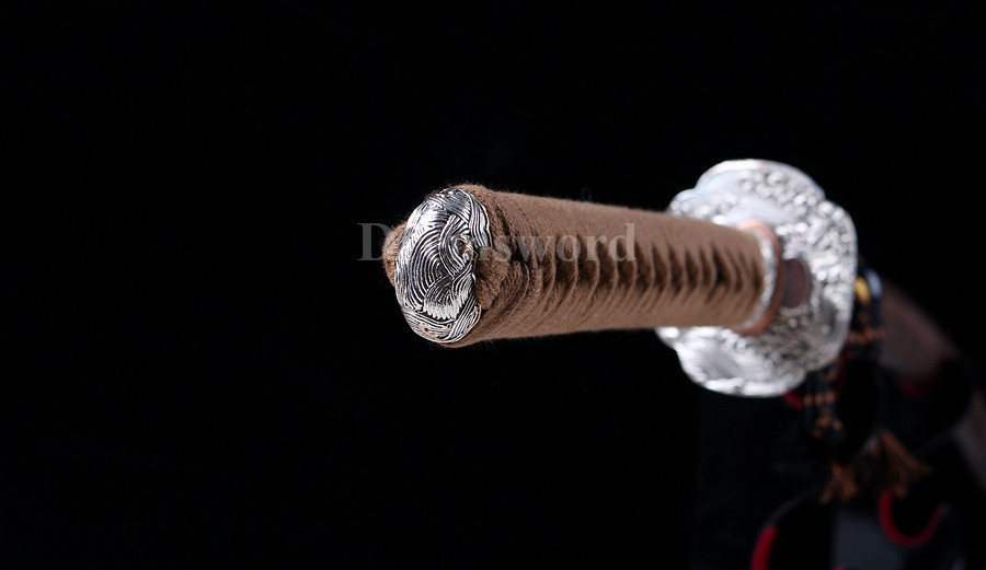 Hand forge Clay Tempered Folded Steel katana Japanese samurai Sword full tang battle ready Sharp.