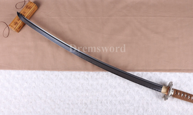 Hand forge Clay Tempered Folded Steel katana Japanese samurai Sword full tang battle ready Sharp.