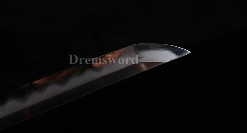 Japanese Tachi Sword Clay Tempered Folded Steel hazuya Abrasive Full Tang Sharp Blade