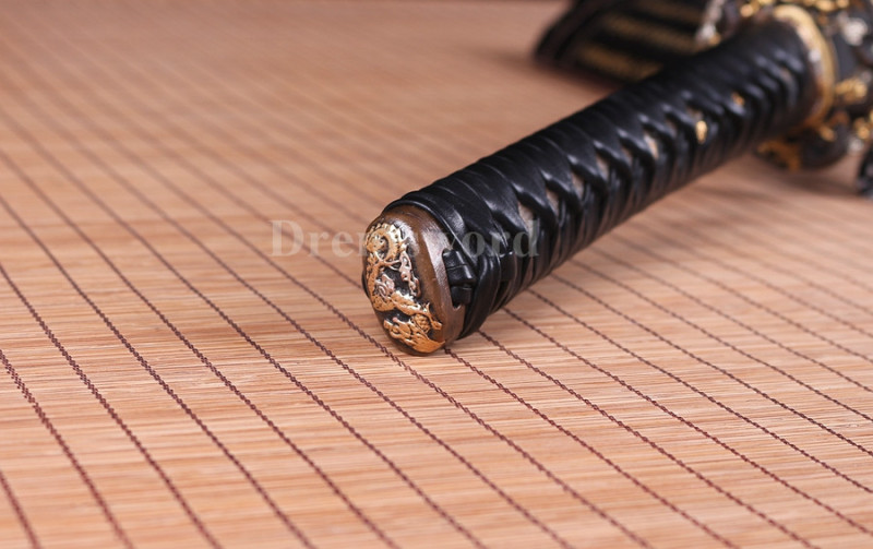 Clay tempered Folded Steel Hazuya Polish katana Japanese Samurai Sword battle ready Razor Sharp.