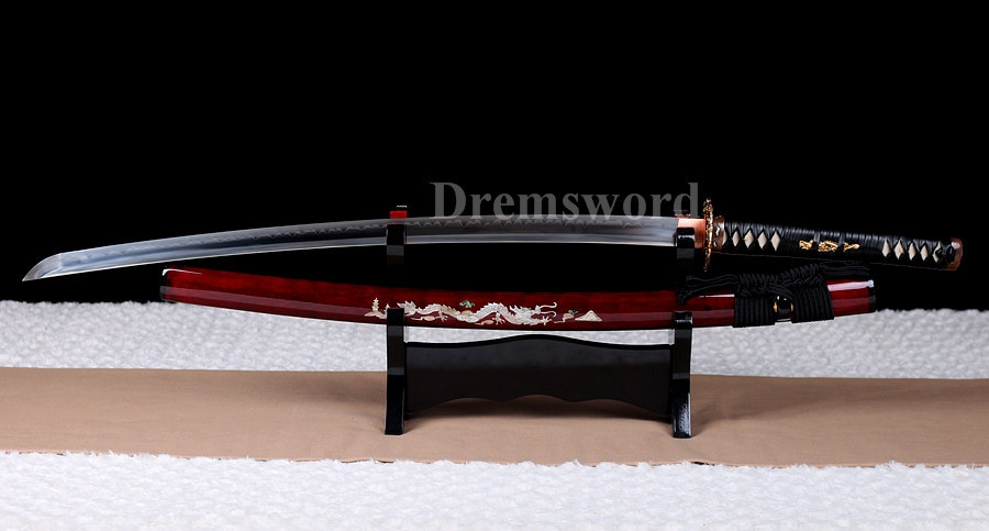 Shihozume Clay Tempered Lamination katana Battle Ready Japanese samurai Sword blade sharp .