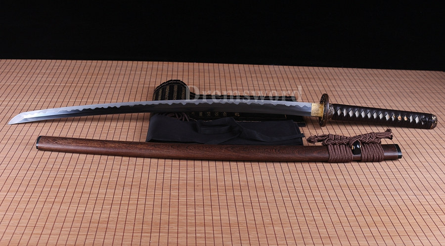 Clay Tempered Shihozume Lamination Blade Katana Battle Ready Japanese samurai Sword sharp.Drem7005