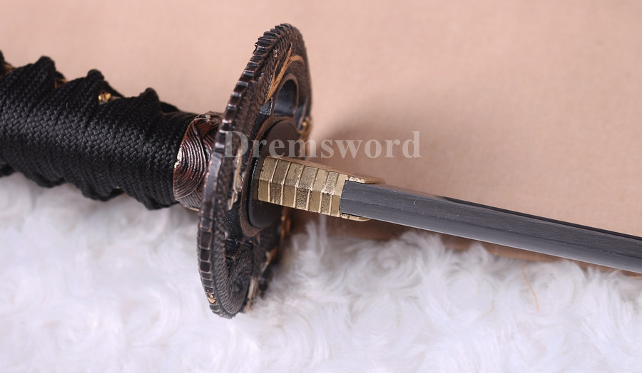 Hon san-mai Clay Tempered Lamination wakizashi Battle Ready Japanese samurai Sword blade sharp .