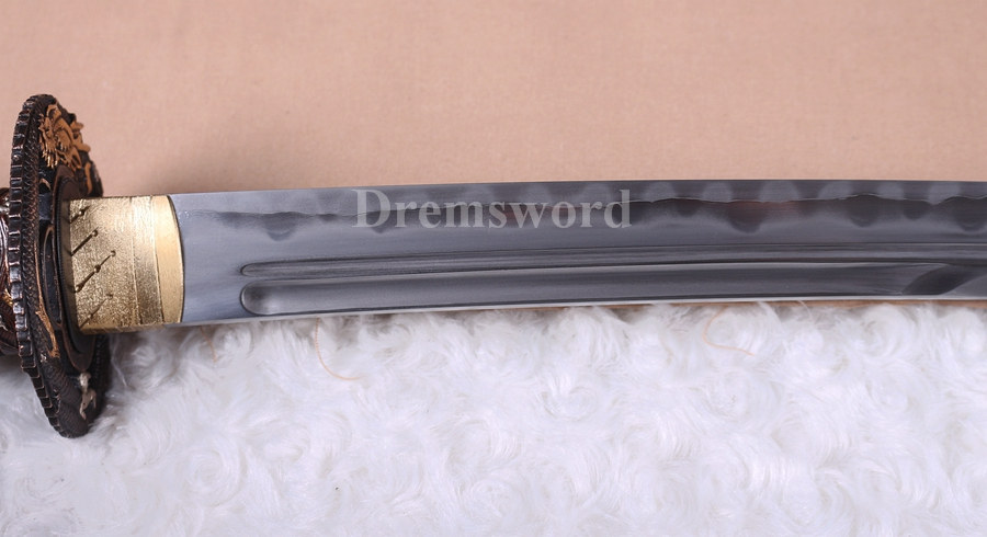 Hon san-mai Clay Tempered Lamination wakizashi Battle Ready Japanese samurai Sword blade sharp .