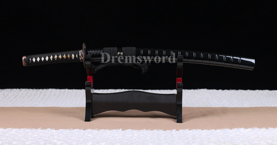 Hon san-mai Clay Tempered Lamination wakizashi Battle Ready Japanese samurai Sword blade sharp .