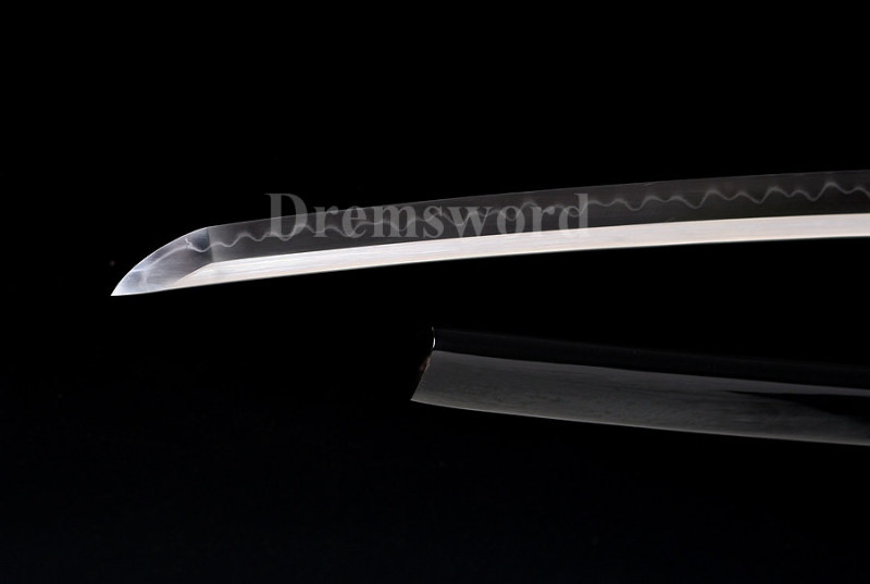 Nagamaki Shihozume Clay Tempered Lamination Battle Ready Japanese samurai Sword blade full tang sharp.