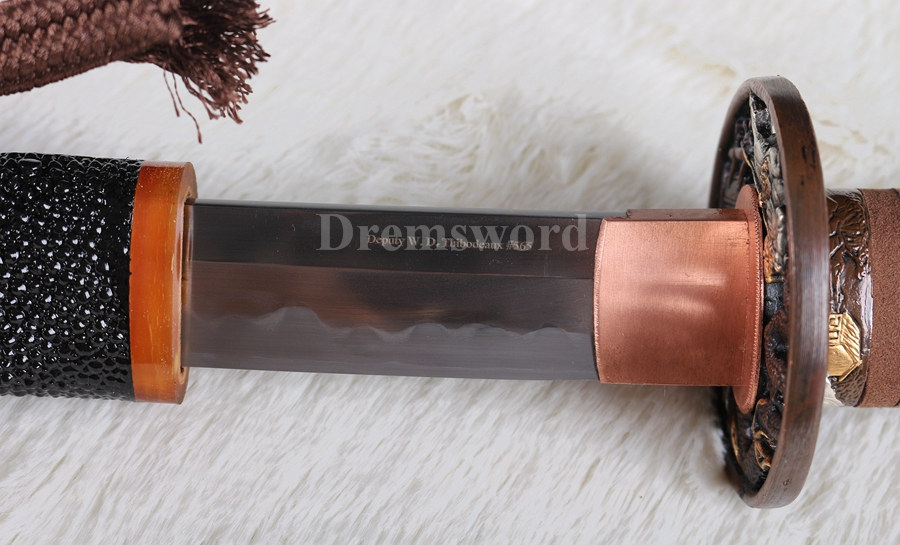 Shihozume Clay Tempered Lamination Blade Katana Japanese samurai Sword Battle Ready sharp.