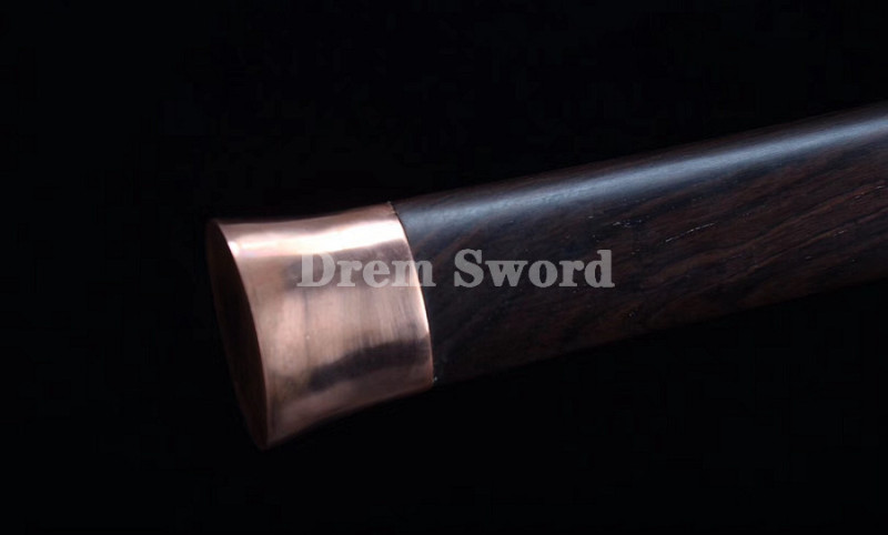 Top Quality Chinese Sword 汉剑 Refine Folded Steel red copper battle ready sharp.