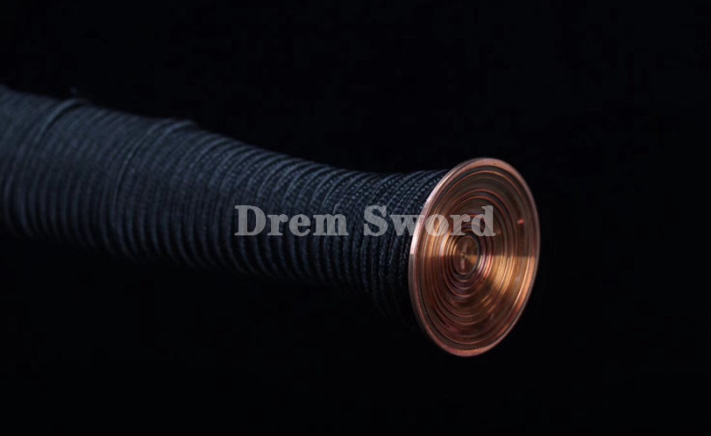 Top Quality Chinese Sword 汉剑 Refine Folded Steel red copper battle ready sharp.