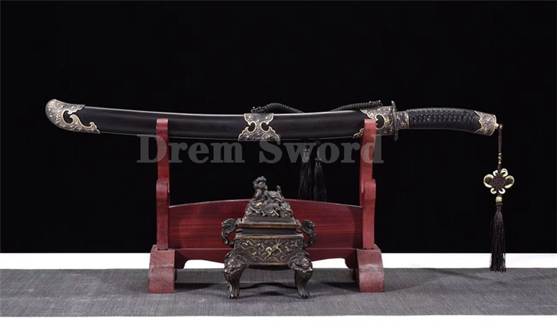 Top Quality t10 steel clay tempered handmade Chinese dao (瑞祥清刀）sharp blade.