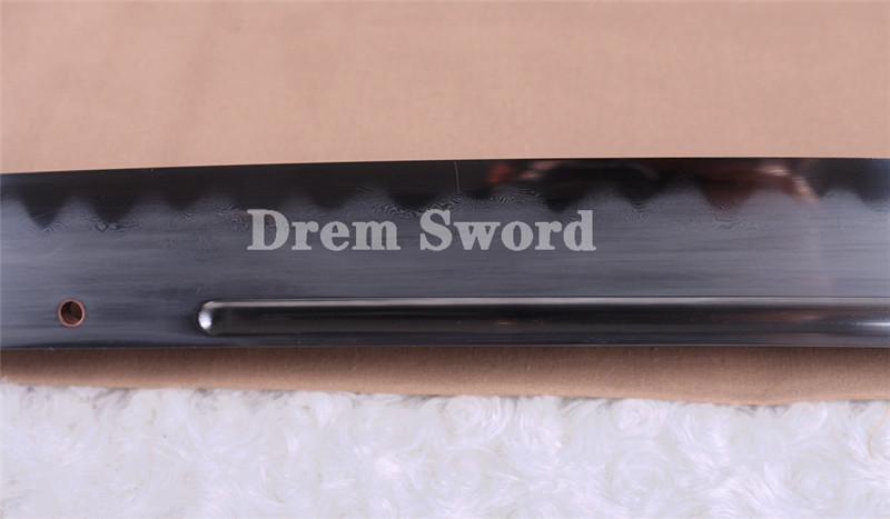 Rare Top quality Chinese Sword clay tempered abrasive laminated folded Steel Battle Ready Kang Xi Saber 康熙战刀 Sharp Broadsword.