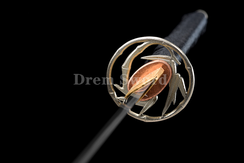 Tamahagane steel Clay Tempered Lamination Blade Katana Japanese samurai Sword Battle Ready sharp.