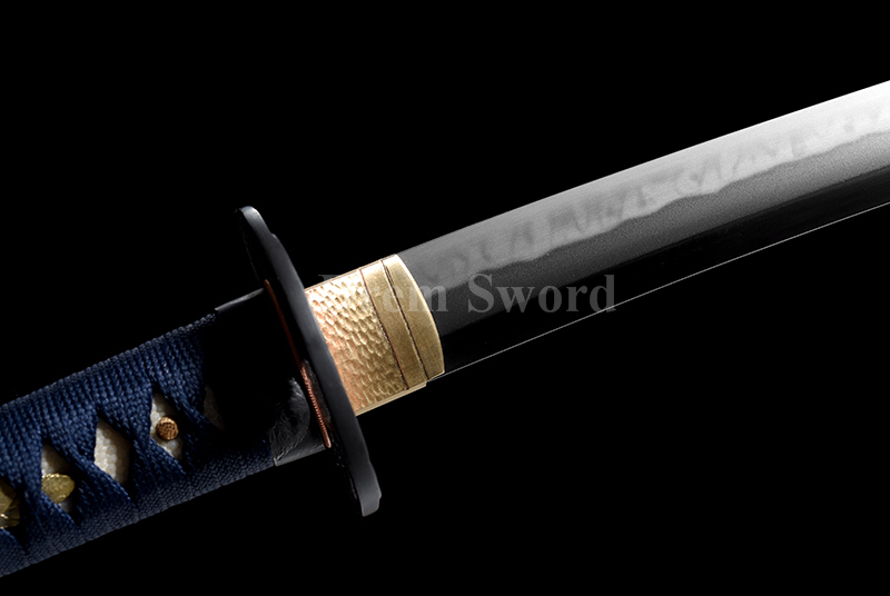 Tamahagane steel choji hamon Lamination Clay Tempered Katana Japanese samurai Sword Battle Ready sharp.