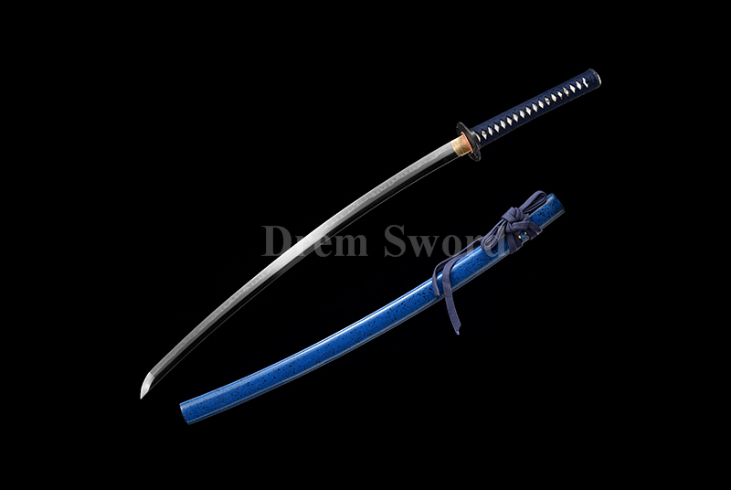 Tamahagane steel choji hamon Lamination Clay Tempered Katana Japanese samurai Sword Battle Ready sharp.