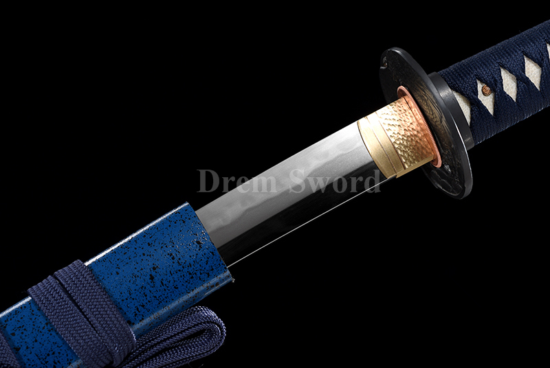 Tamahagane steel choji hamon Lamination Clay Tempered Katana Japanese samurai Sword Battle Ready sharp.