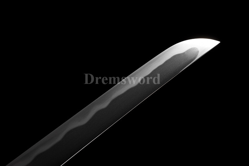Tamahagane steel Clay Tempered Lamination Hira Zukuri Blade wakizashi Japanese samurai Sword.
