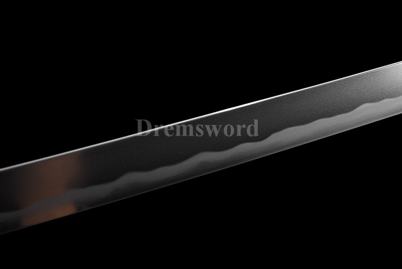 Tamahagane steel Clay Tempered Lamination Hira Zukuri Blade wakizashi Japanese samurai Sword.
