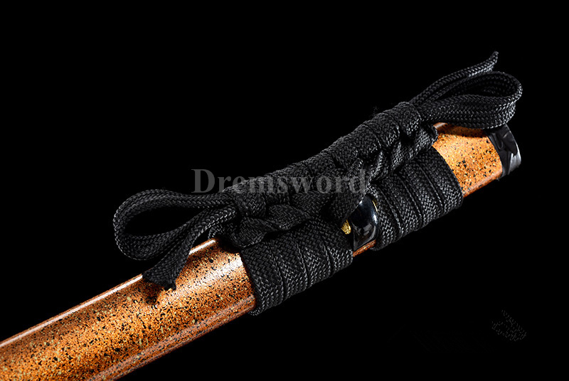 Tamahagane steel Clay Tempered Lamination Hira Zukuri Blade wakizashi Japanese samurai Sword.