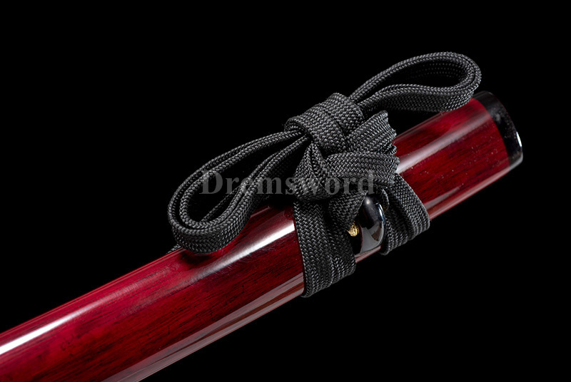 Clay Tempered  Hitatsura Hamon 皆烧 Lamination 1095 high carbon steel Katana Japanese samurai Sword real shell saya.