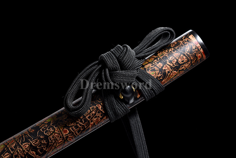 Tamahagane steel Clay Tempered Lamination Blade Katana Japanese samurai Sword Battle Ready sharp