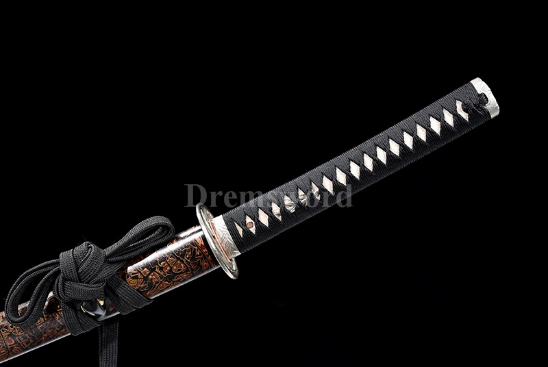 Tamahagane steel Clay Tempered Lamination Blade Katana Japanese samurai Sword Battle Ready sharp