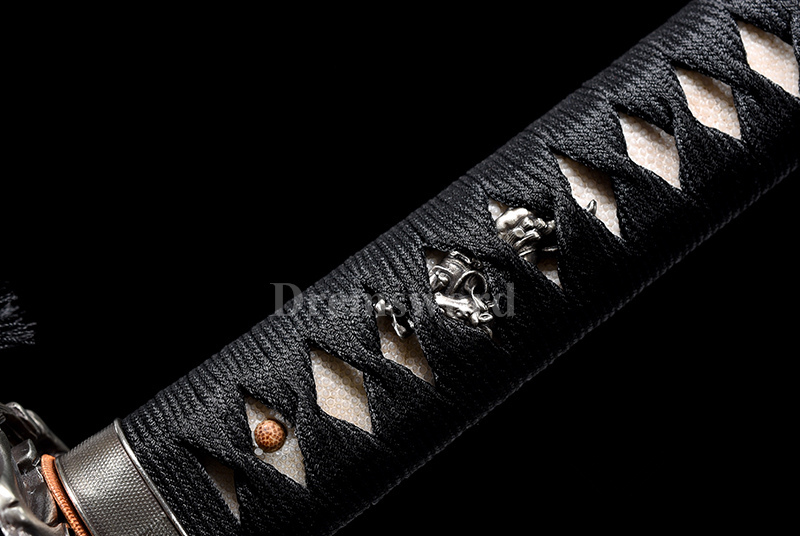Tamahagane Lamination steel wakizashi Clay Tempered Japanese samurai Sword suguha hamon.