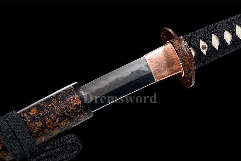 Tamahagane steel choji hamon Clay Tempered Lamination Katana handmade Japanese samurai Sword Battle Ready sharp