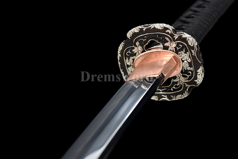 Tamahagane steel Clay Tempered Lamination Blade Katana Japanese samurai Sword Battle Ready sharp