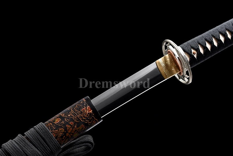 Tamahagane steel Clay Tempered Lamination Blade Katana Japanese samurai Sword Battle Ready sharp