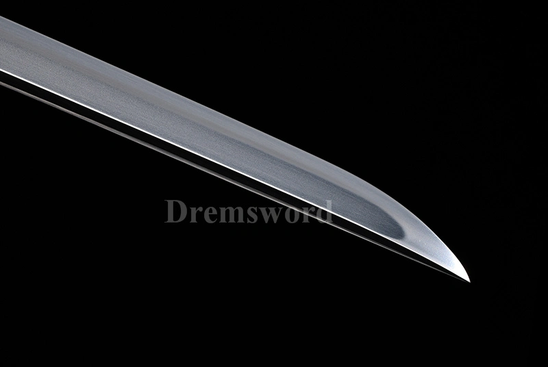 Tamahagane steel Clay Tempered Lamination Hira Zukuri Blade wakizashi Japanese samurai Sword.