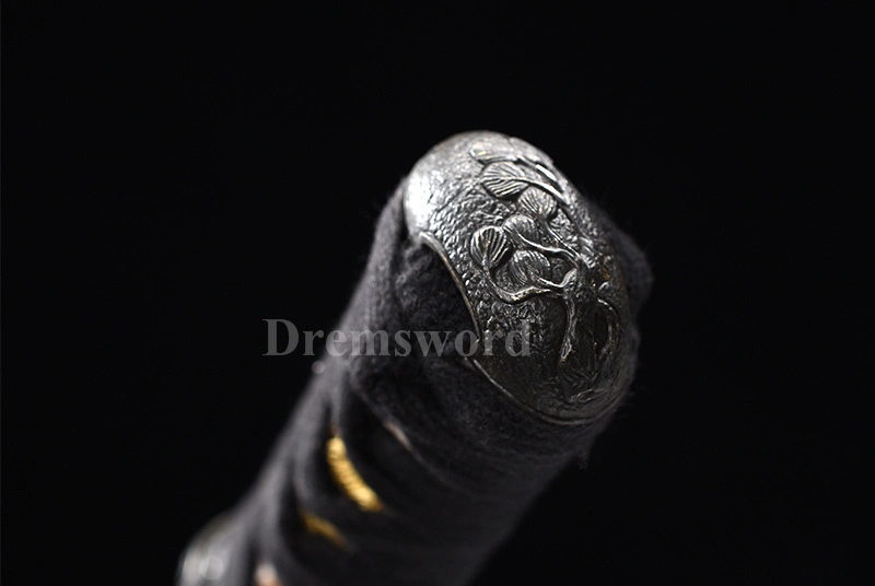 Tamahagane steel Clay Tempered Lamination Hira Zukuri Blade wakizashi Japanese samurai Sword.