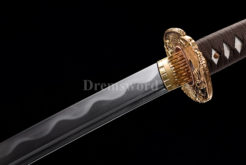 Tamahagane steel Clay Tempered Lamination Blade Katana Japanese samurai Sword Battle Ready sharp