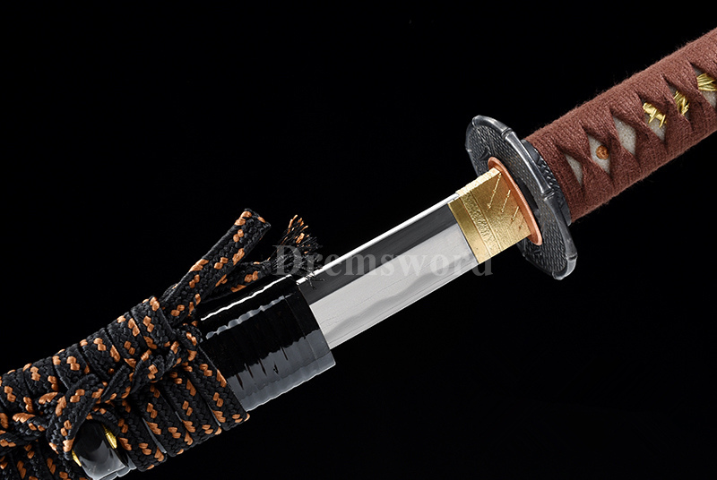 Tamahagane steel Clay Tempered Lamination Blade Katana Japanese samurai Sword Battle Ready sharp