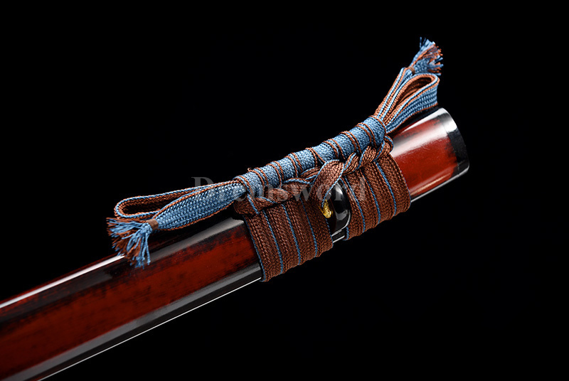 High quality Clay Tempered choji hamon T10 steel Katana Japanese samurai Sword Battle Ready full tang sharp.