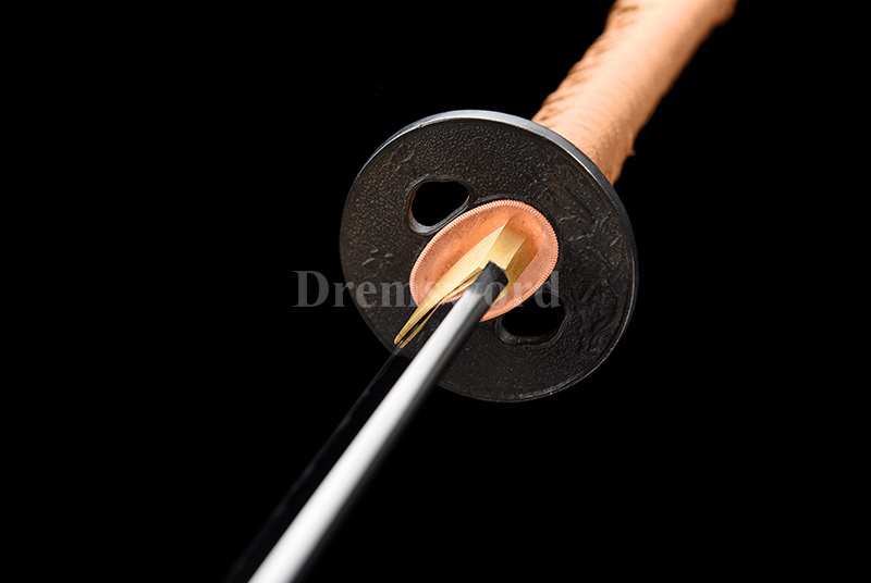 High quality Clay Tempered choji hamon T10 steel Katana Japanese samurai Sword Battle Ready full tang sharp.