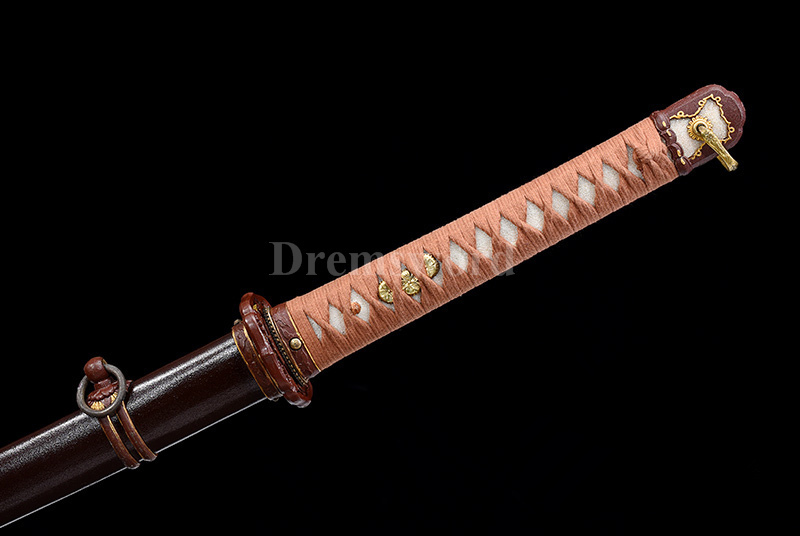 Gunto Clay Tempered 1095 high carbon steel Sword suguha hamon battle ready sharp.