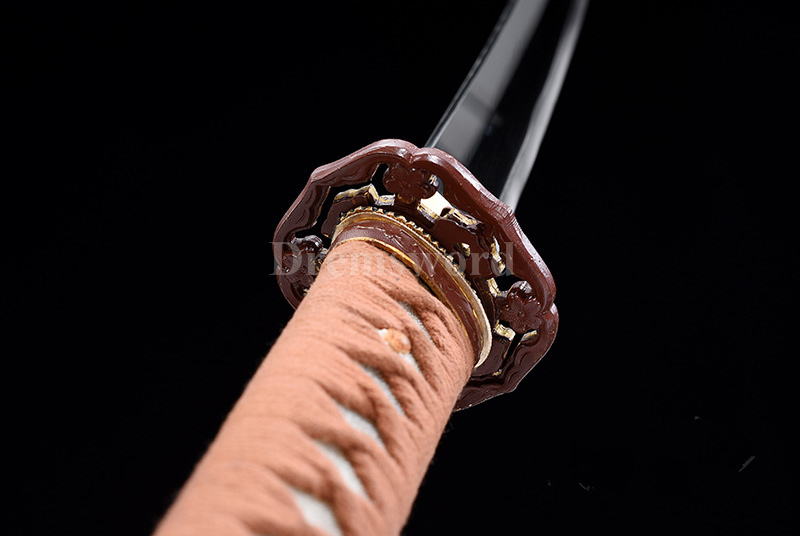 Gunto Clay Tempered 1095 high carbon steel Sword suguha hamon battle ready sharp.