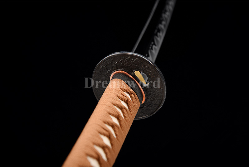 High quality Clay Tempered choji hamon T10 steel Katana Japanese samurai Sword Battle Ready full tang sharp.