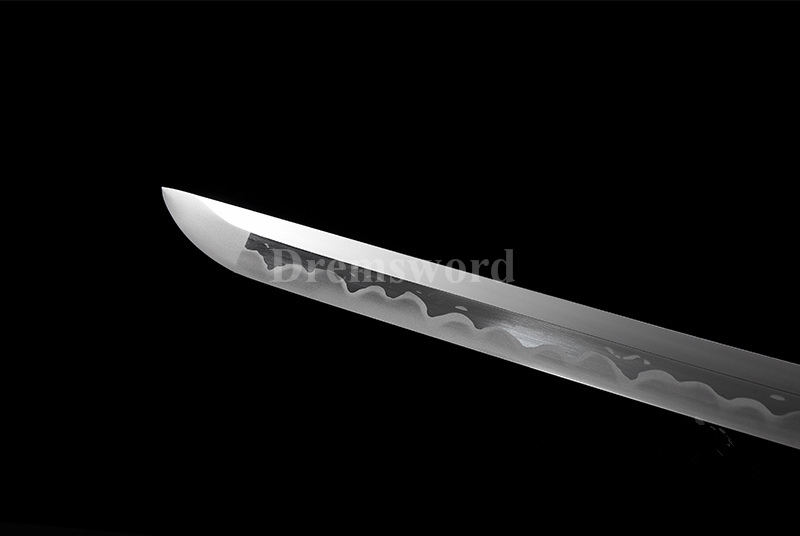 High quality Clay Tempered choji hamon T10 steel Katana Japanese samurai Sword Battle Ready full tang sharp.