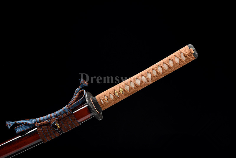 High quality Clay Tempered choji hamon T10 steel Katana Japanese samurai Sword Battle Ready full tang sharp.