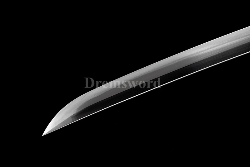 High quality handmade clay tempered folded steel Katana Japanese Samurai Sword MOROHA-ZUKURI full tang battle ready sharp.