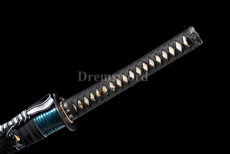 High quality handmade clay tempered folded steel Katana Japanese Samurai Sword MOROHA-ZUKURI full tang battle ready sharp.