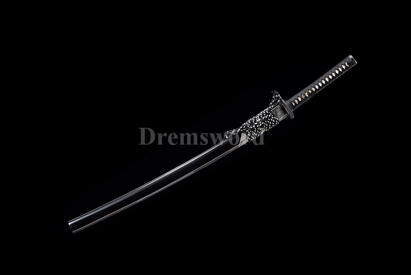 High quality L6 steel Clay Tempered Katana Japanese samurai Sword Battle Ready full tang sharp.