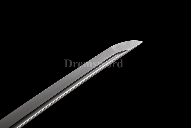Gunto Clay Tempered damascus folded steel Sword Japanese sword real hamon battle ready full tang sharp.