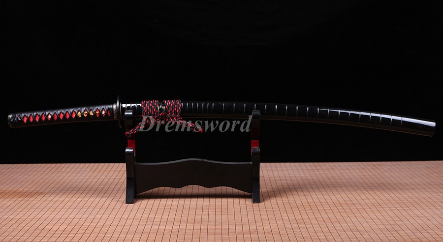 Handmade 9260 spring steel Kogarasu-Maru razor sharp katana japanese samurai sword full tang battle ready.