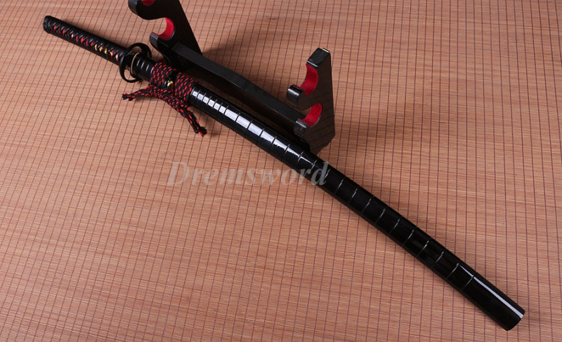 Handmade 9260 spring steel Kogarasu-Maru razor sharp katana japanese samurai sword full tang battle ready.