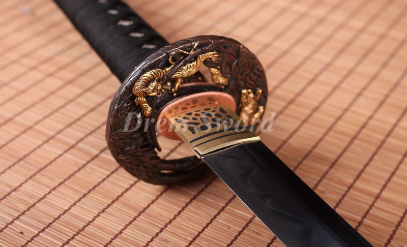 High quality Clay tempered katana sword Choji hamon T10 steel japanese samurai sword full tang sharp battle ready.