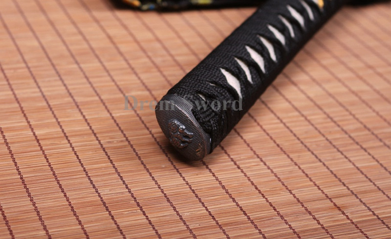 Clay tempered katana sword T10 steel handmade japanese samurai sword full tang sharp battle ready.