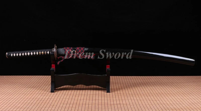 High quality Clay tempered katana sword Choji hamon T10 steel japanese samurai sword full tang sharp battle ready.