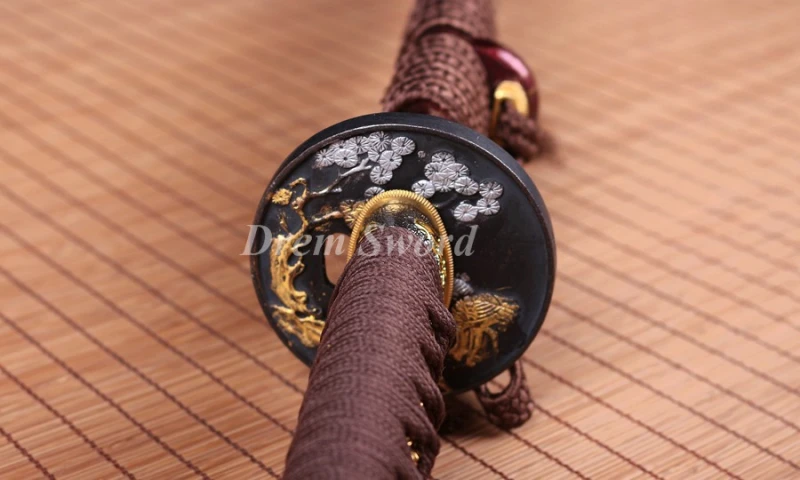 High quality Clay tempered katana sword  japanese samurai sword Choji hamon T10 steel full tang sharp battle ready.